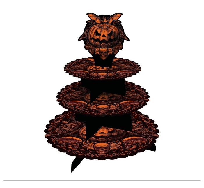Halloween Traktatie Standaard Pompoen 40cm - Partywinkel - 8434077269305