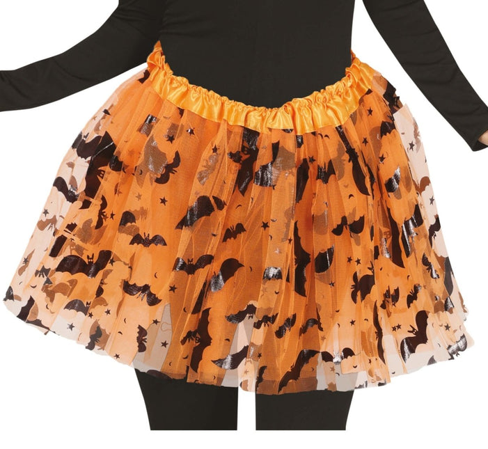 Halloween Tutu Oranje Meisje 40cm - Partywinkel - 8434077179567