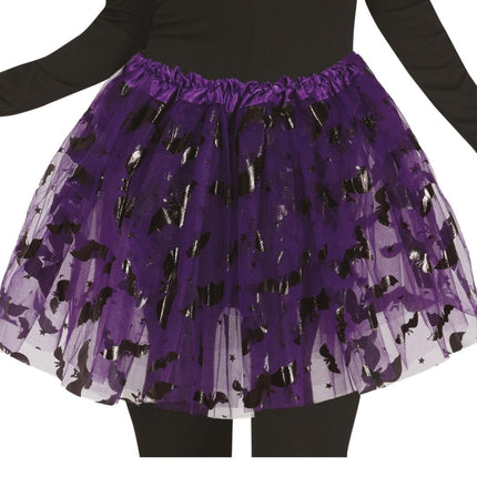 Halloween Tutu Paars 40cm - Partywinkel - 8434077179581