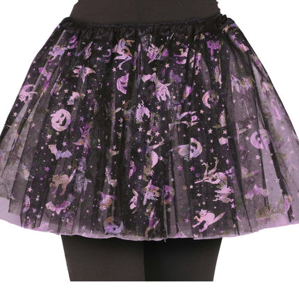 Halloween Tutu Paars Kind - Partywinkel - 8434077177969