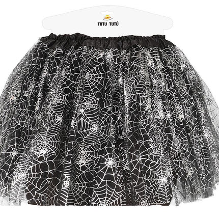 Halloween Tutu Spinnenweb 40cm - Partywinkel - 8434077190227