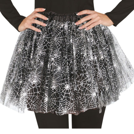 Halloween Tutu Spinnenweb 40cm - Partywinkel - 8434077190227