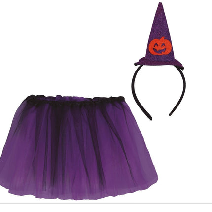 Halloween Verkleedset Meisje Heks 30cm - Partywinkel - 8434077190173