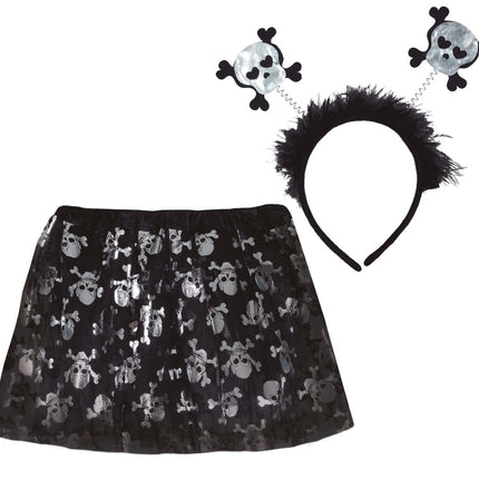 Halloween Verkleedset Meisje Piraten 2 delig - Partywinkel - 8434077190166