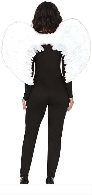 Halloween Vleugels Wit 80cm - Partywinkel - 8434077163917