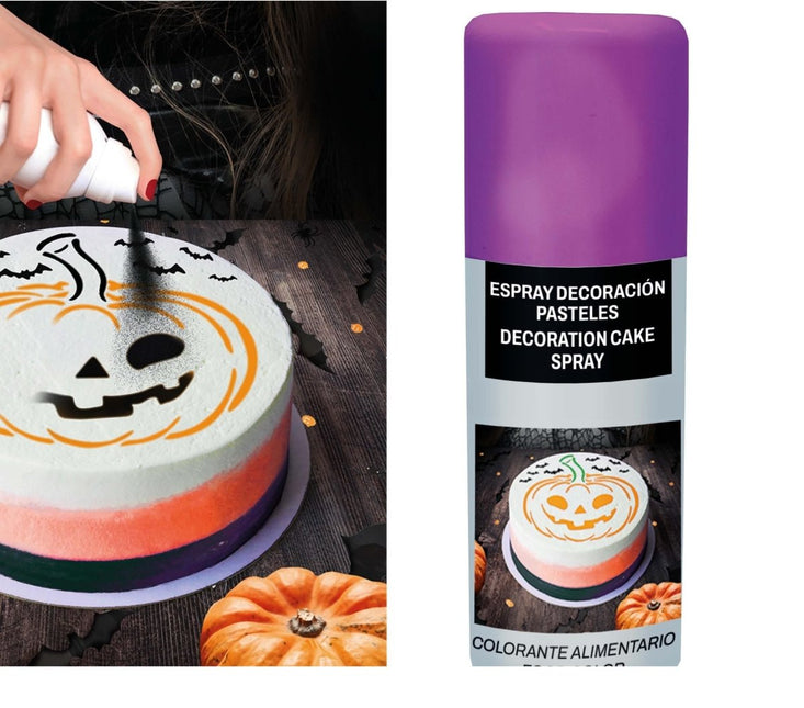 Halloween Voedingskleurstof Paars 100ml - Partywinkel - 8434077179659