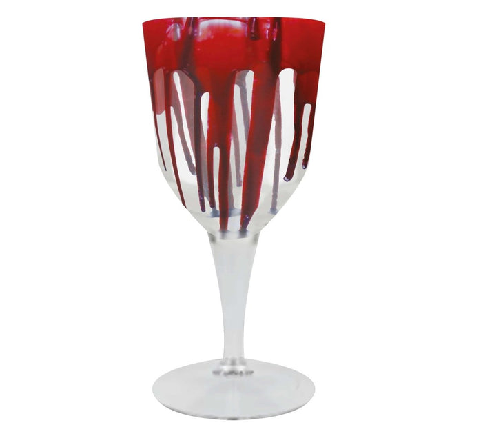 Halloween Wijnglas Bloederig - Partywinkel - 8434077268766
