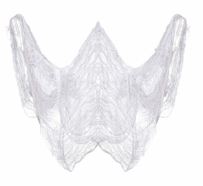 Halloween Wit Net Stof 5m van Fiestas Guirca koop je bij Partywinkel