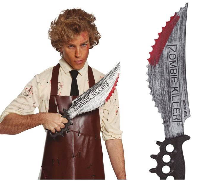 Halloween Zombie Killer Mes 50cm van Fiestas Guirca koop je bij Partywinkel