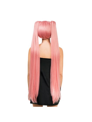 Peruka Hana – różowa, 99 cm