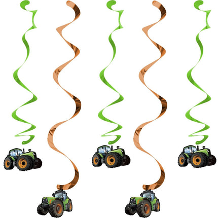 Hangdecoratie Traktor 5st van Creative Converting koop je bij Partywinkel