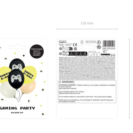 Happy Birthday Ballonnen Gaming van Partydeco koop je bij Partywinkel