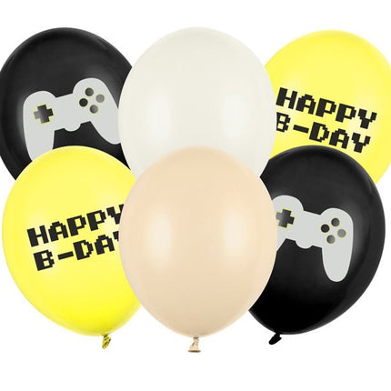 Happy Birthday Ballonnen Gaming van Partydeco koop je bij Partywinkel