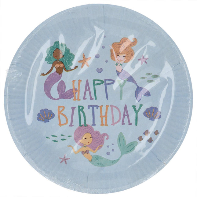 Happy Birthday Borden Zeemeermin van Folat koop je bij Partywinkel