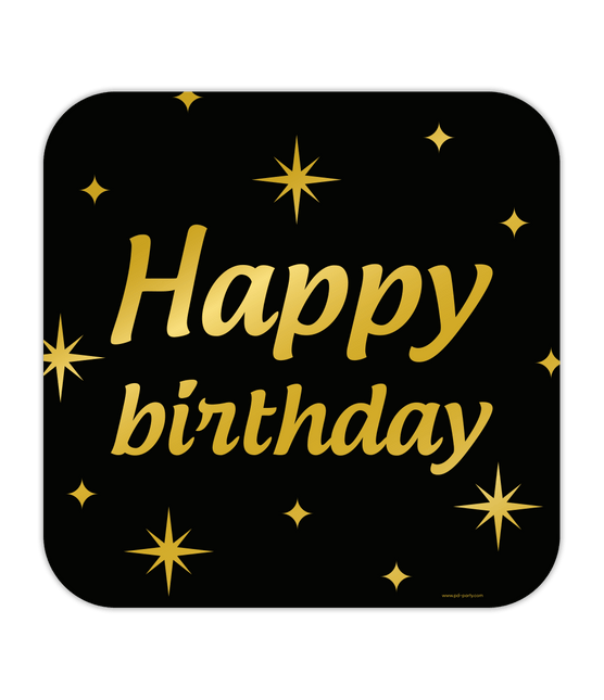 Happy Birthday Deurbord 50cm van Paper Dreams koop je bij Partywinkel