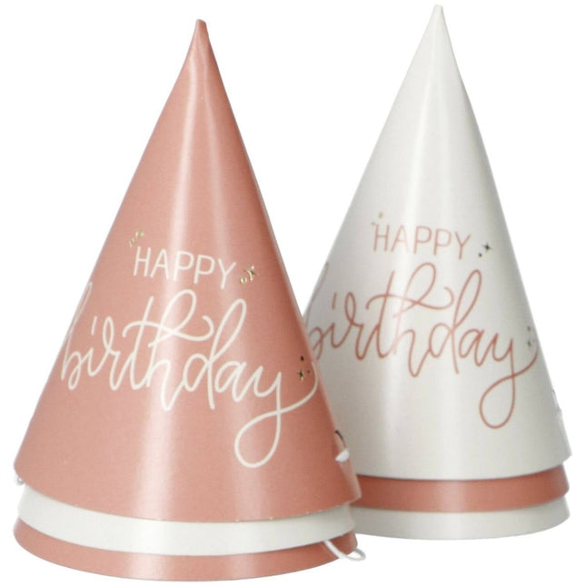 Happy Birthday Feesthoedjes 6st van Folat koop je bij Partywinkel