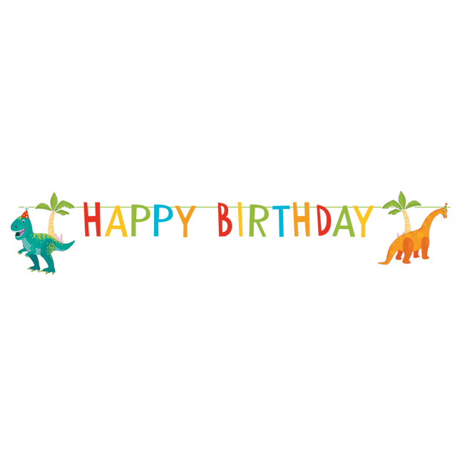 Happy Birthday Letterslinger Dino van Procos koop je bij Partywinkel