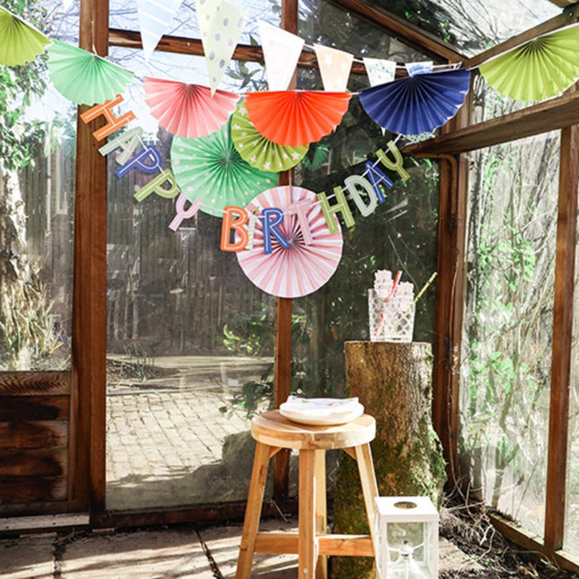 Happy Birthday Letterslinger Eco 1,5m van Folat koop je bij Partywinkel