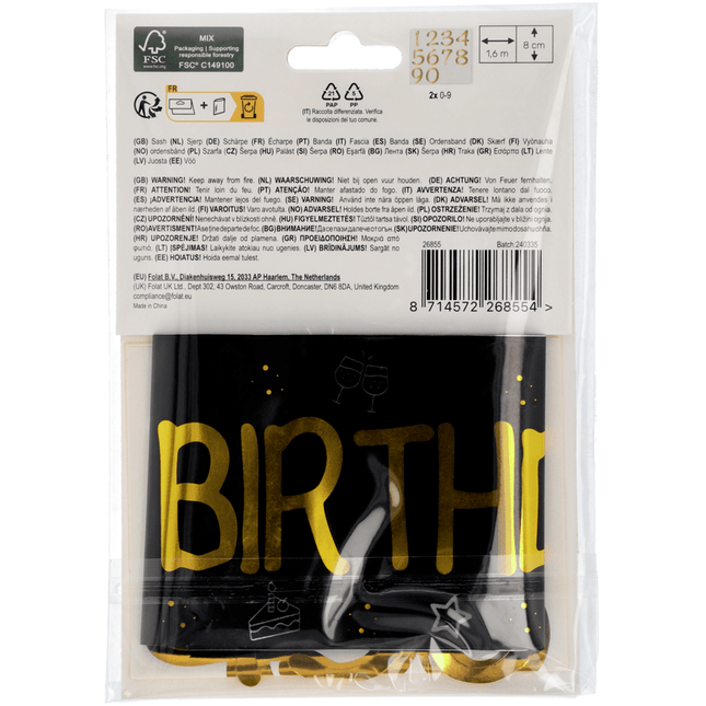 Happy Birthday Sjerp van Folat koop je bij Partywinkel