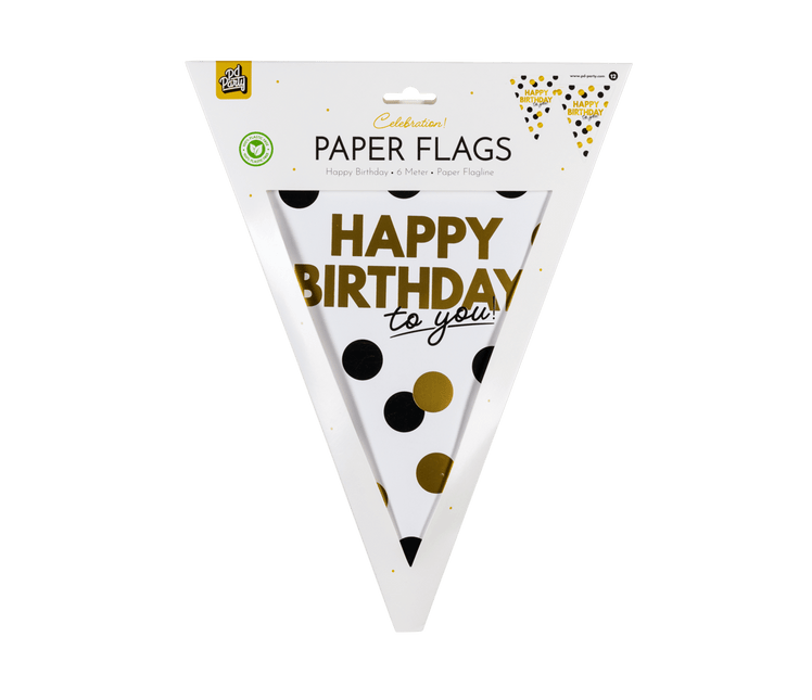 Happy Birthday Slinger 6m - Partywinkel - 8716764240812
