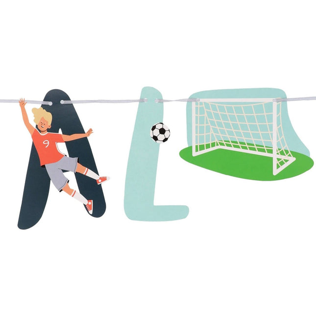 Happy Birthday Slinger Voetbal It'S A Goal 1,5m van Folat koop je bij Partywinkel