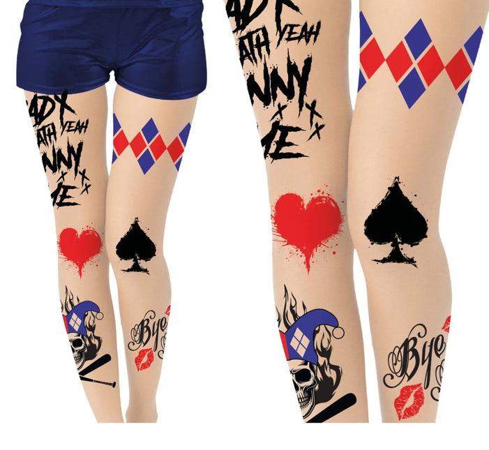 Harley Quinn Legging Meisje van Fiestas Guirca koop je bij Partywinkel