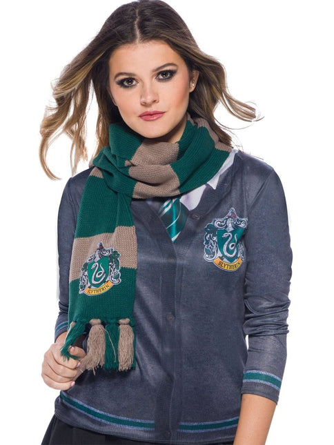 Harry Potter Sjaal Slytherin van Rubies koop je bij Partywinkel