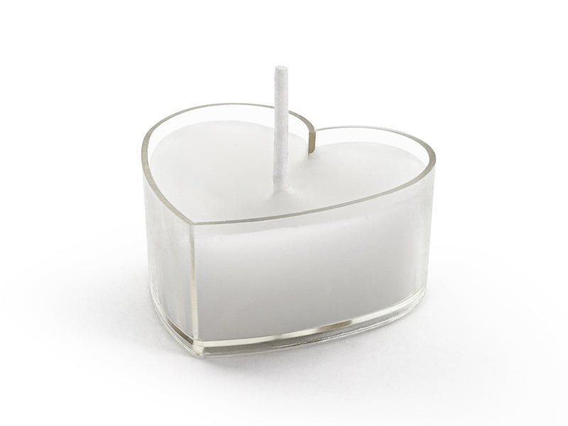 Hart Kaarsen 4cm van Partydeco koop je bij Partywinkel