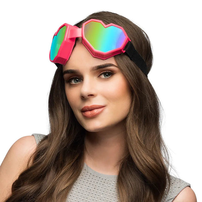 Hartjes Bril Roze Galaxy - Partywinkel - 8712026027214