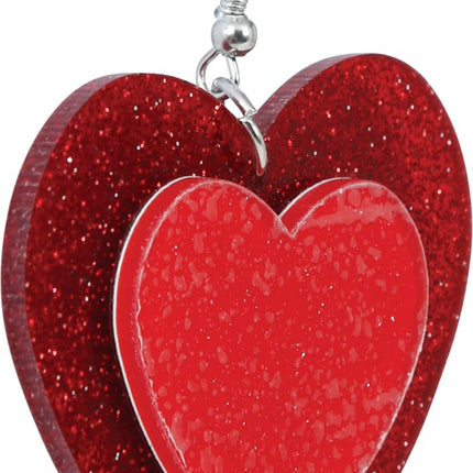 Hartjes Oorbellen 5cm van Fiestas Guirca koop je bij Partywinkel