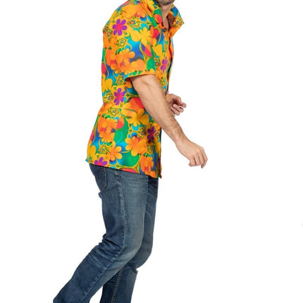 Hawaii Blouse Hibiscus van Wilbers & Wilbers koop je bij Partywinkel