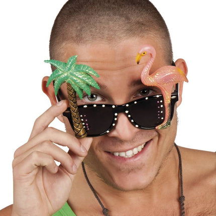 Hawaii Bril Flamingo - Partywinkel - 5020570287200