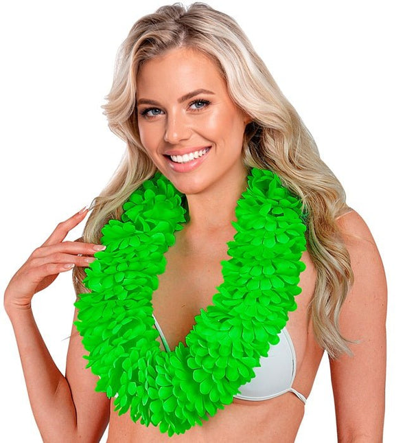 Hawaii Krans Groen van Widmann koop je bij Partywinkel