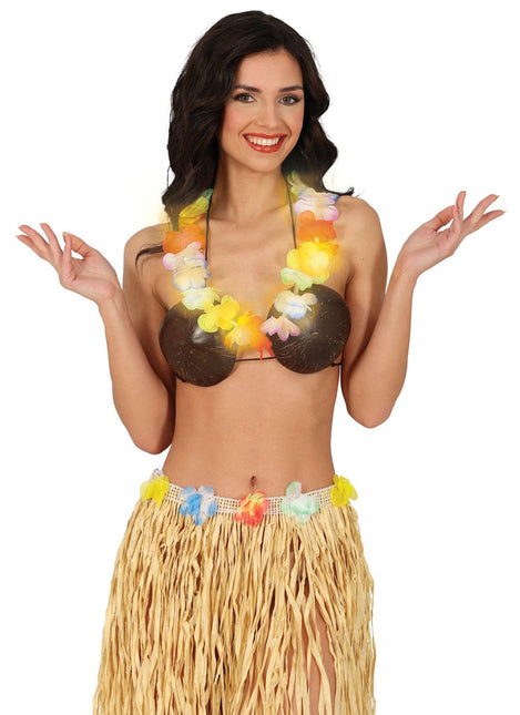 Hawaii Krans Met Lichtjes - Partywinkel - 8434077179185