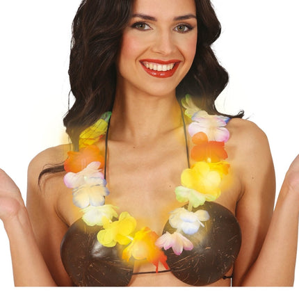 Hawaii Krans Met Lichtjes - Partywinkel - 8434077179185