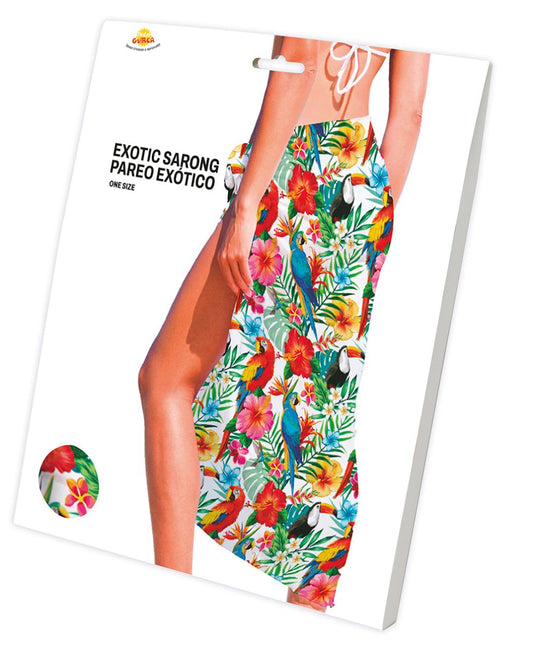 Hawaii Sarong 1,50m - Partywinkel - 8434077182741