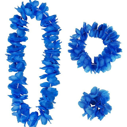 Hawaii Set Blauw van Widmann koop je bij Partywinkel