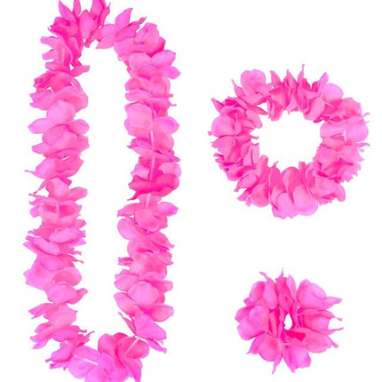 Hawaii Set Roze van Widmann koop je bij Partywinkel