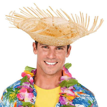 Hawaii Stro Hoed Nude van Widmann koop je bij Partywinkel