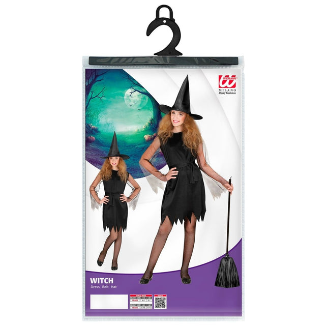 Heks Kostuum Zwart Meisje van Widmann koop je bij Partywinkel