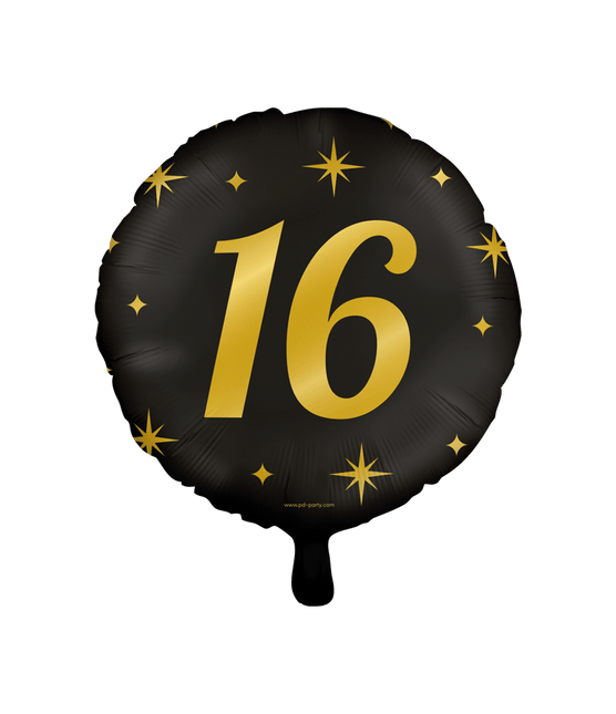 Helium Ballon 16 Jaar Leeg 30cm van Paper Dreams koop je bij Partywinkel