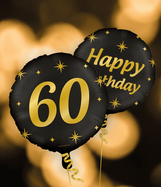 Helium Ballon 60 Jaar Leeg 30cm van Paper Dreams koop je bij Partywinkel