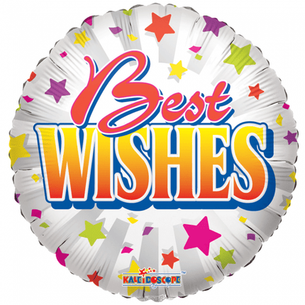 Helium Ballon Best Wishes 45cm leeg van WeFiesta koop je bij Partywinkel