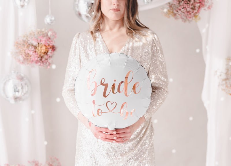 Helium Ballon Bride To Be Leeg 45cm van Partydeco koop je bij Partywinkel