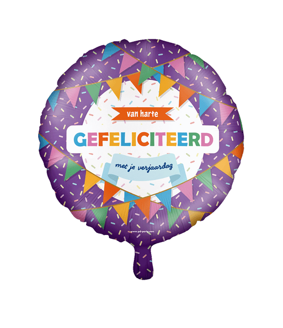 Helium Ballon Gefeliciteerd 46cm van Paper Dreams koop je bij Partywinkel