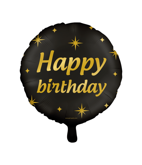 Helium Ballon Happy Birthday Leeg 30cm van Paper Dreams koop je bij Partywinkel