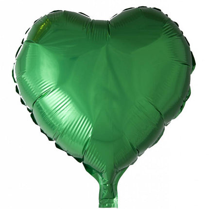 Helium Ballon Hart Groen 46cm leeg van WeFiesta koop je bij Partywinkel