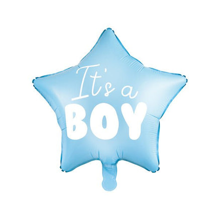 Helium Ballon Hart It'S A Boy Leeg 48cm van Partydeco koop je bij Partywinkel