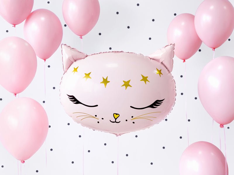 Helium Ballon Kat Leeg 48cm van Partydeco koop je bij Partywinkel