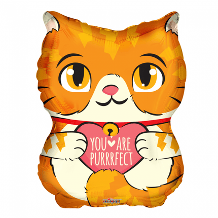 Helium Ballon Kat You Are Purrfect 45cm leeg van WeFiesta koop je bij Partywinkel